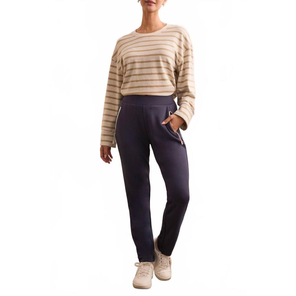 NEW TRIBAL techno lux pull-on ankle pant in sapphire